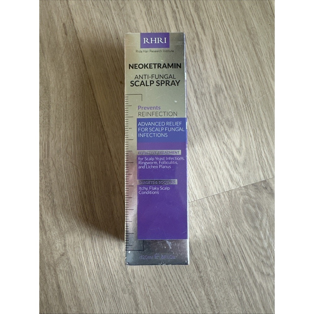 RHRI Neoketramin Anti-Fungal Scalp Spray 4 Fl oz New in Box Exp. 2028
